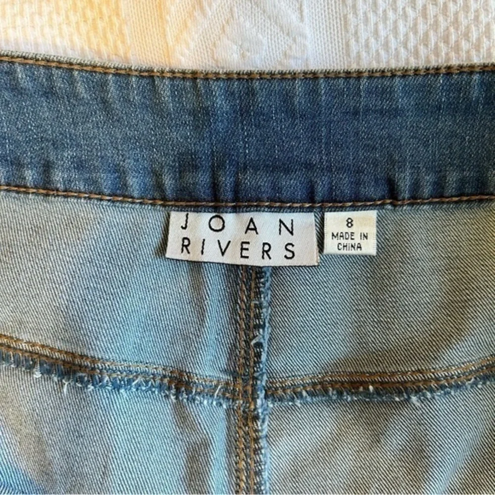 NWOT Joan Rivers QVC‎ Wide Leg Capri Blue Jean Pants Size 8 - Picture 5 of 5